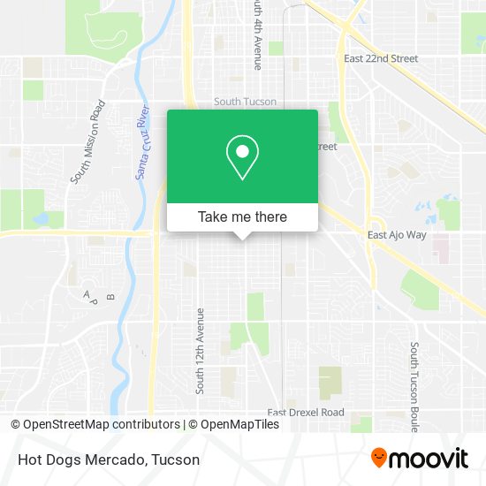 Hot Dogs Mercado map