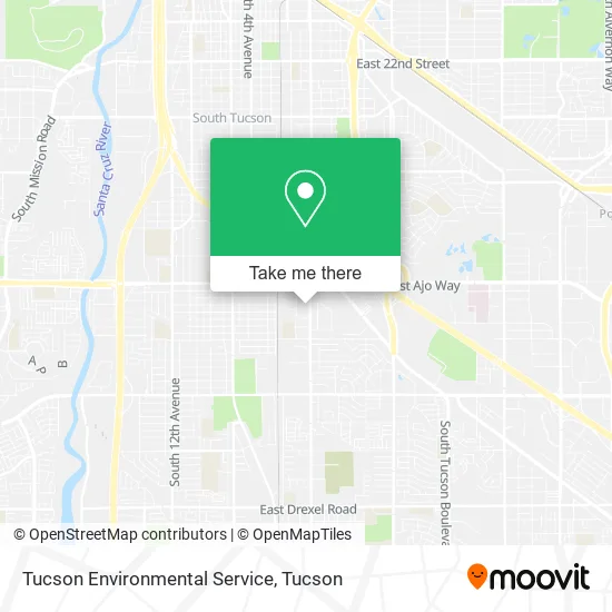 Tucson Environmental Service map