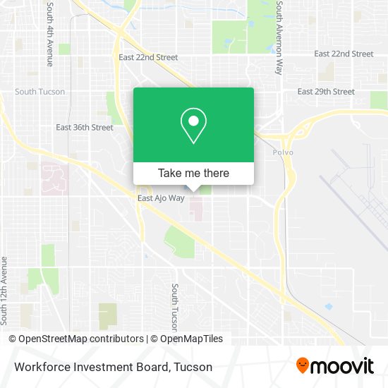 Mapa de Workforce Investment Board