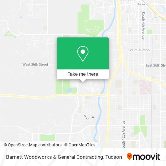 Barnett Woodworks & General Contracting map