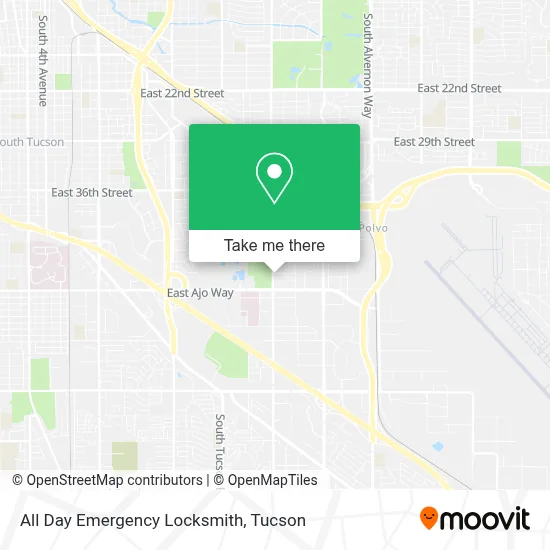 All Day Emergency Locksmith map