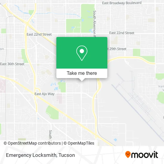 Emergency Locksmith map