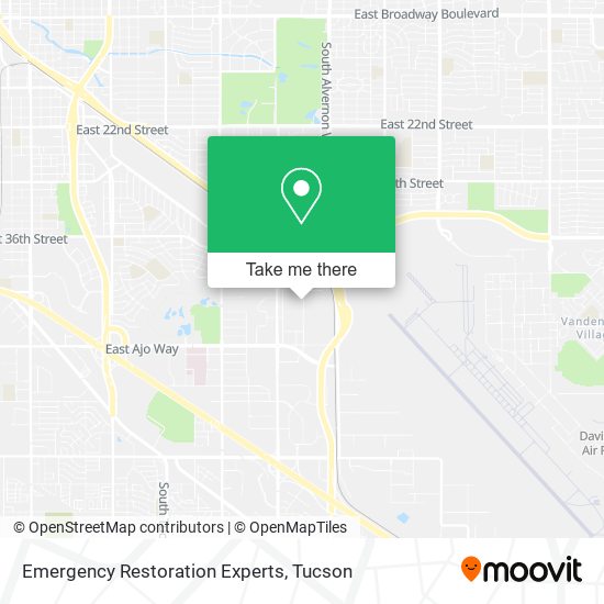 Emergency Restoration Experts map