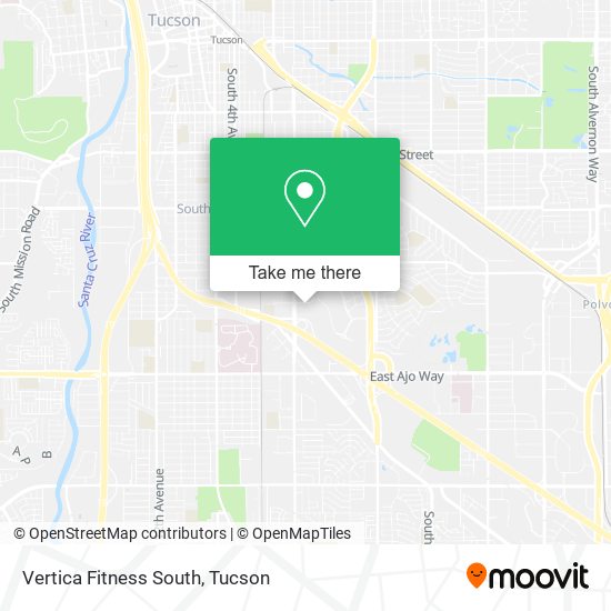 Vertica Fitness South map