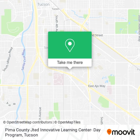 Mapa de Pima County Jted Innovative Learning Center- Day Program