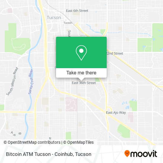 Bitcoin ATM Tucson - Coinhub map
