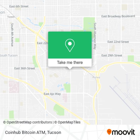 Coinhub Bitcoin ATM map