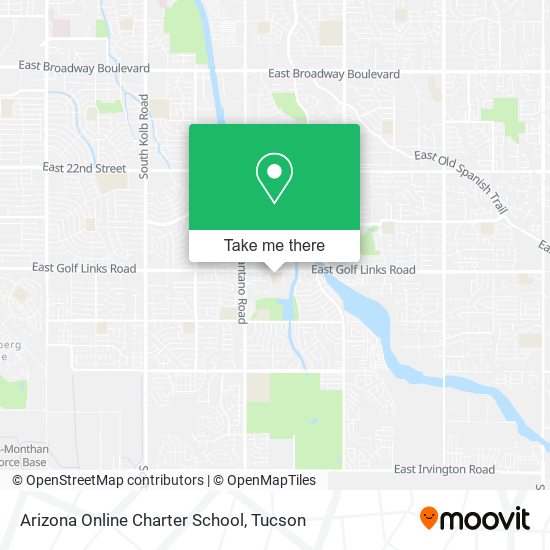 Arizona Online Charter School map