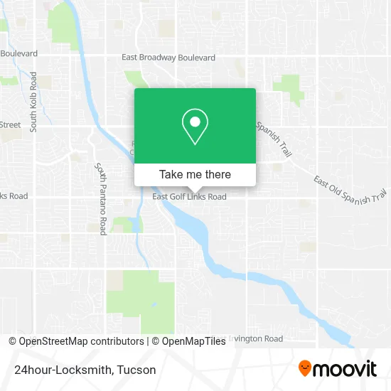 24hour-Locksmith map