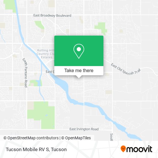 Mapa de Tucson Mobile RV S