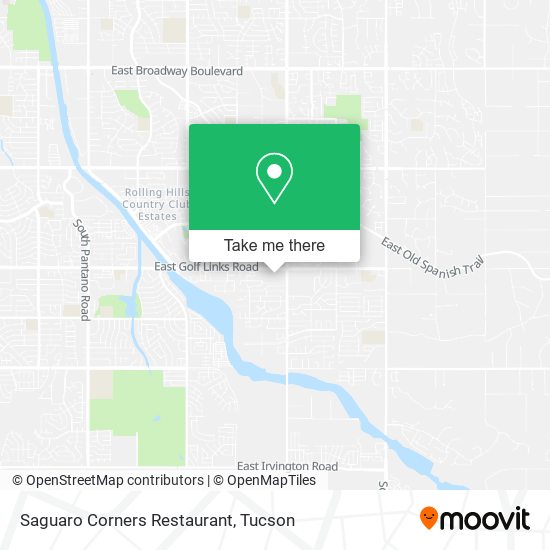 Mapa de Saguaro Corners Restaurant