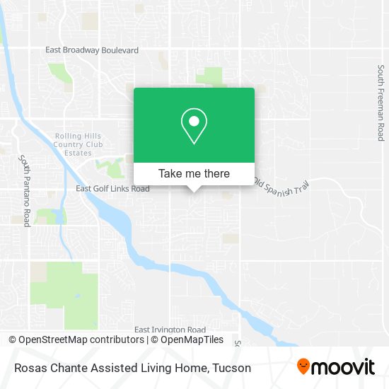 Mapa de Rosas Chante Assisted Living Home