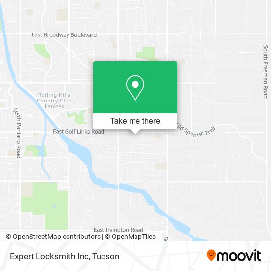 Expert Locksmith Inc map