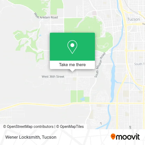 Wener Locksmith map
