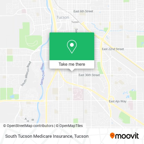 Mapa de South Tucson Medicare Insurance