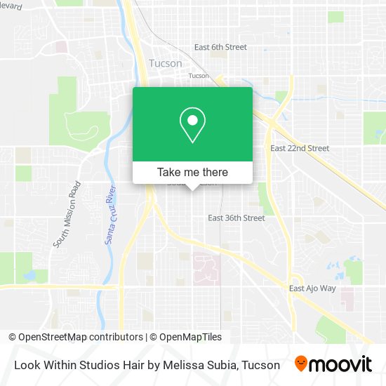 Look Within Studios Hair by Melissa Subia map