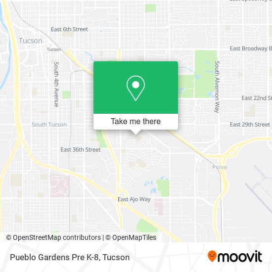 Pueblo Gardens Pre K-8 map