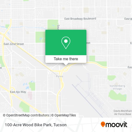 100-Acre Wood Bike Park map