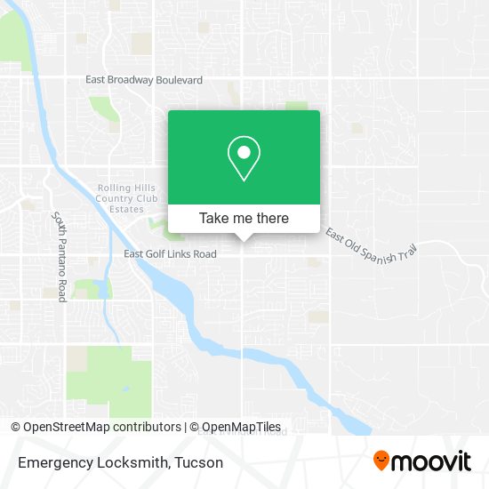 Mapa de Emergency Locksmith