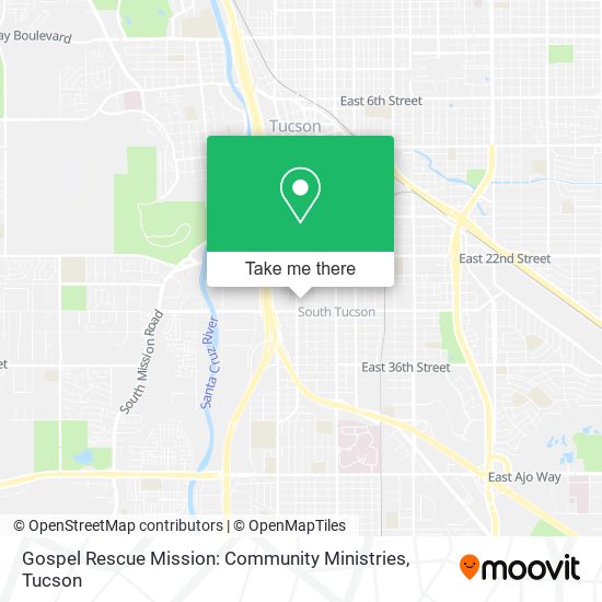 Mapa de Gospel Rescue Mission: Community Ministries