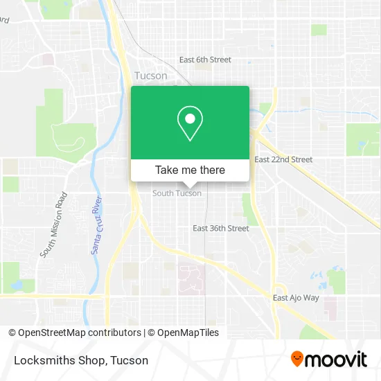 Locksmiths Shop map