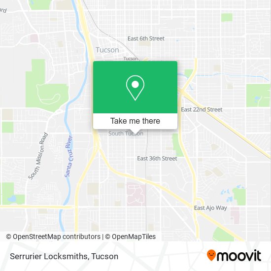 Serrurier Locksmiths map