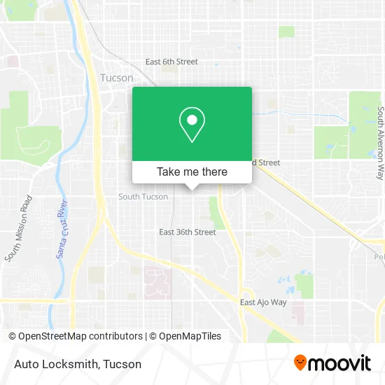 Auto Locksmith map