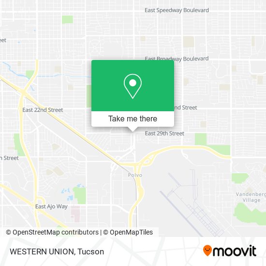 WESTERN UNION map