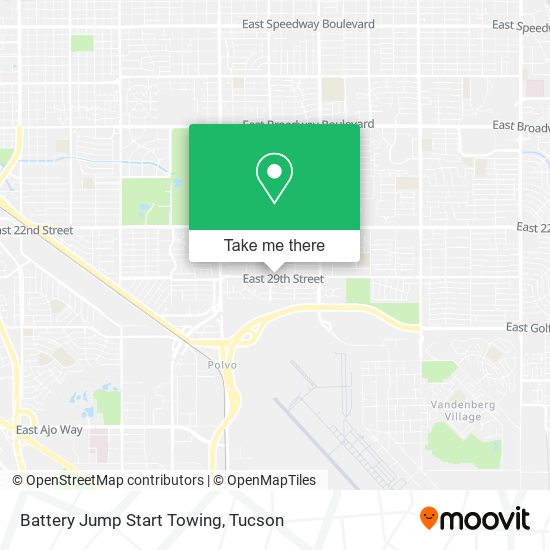 Battery Jump Start Towing map