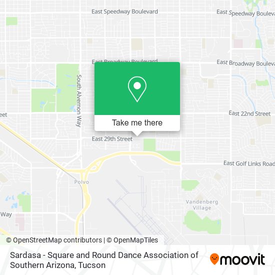 Mapa de Sardasa - Square and Round Dance Association of Southern Arizona