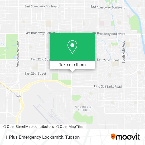 1 Plus Emergency Locksmith map