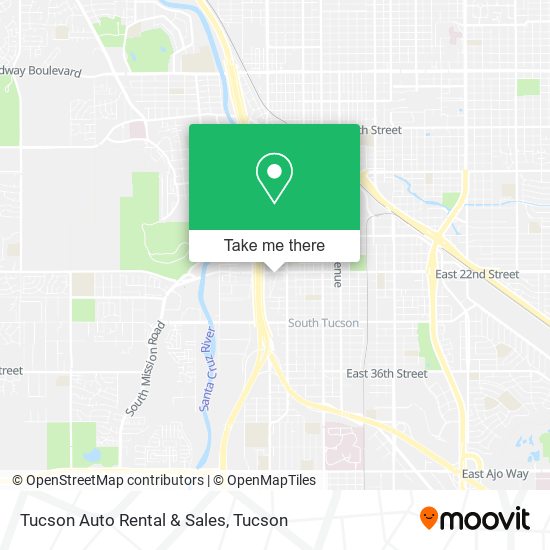 Tucson Auto Rental & Sales map