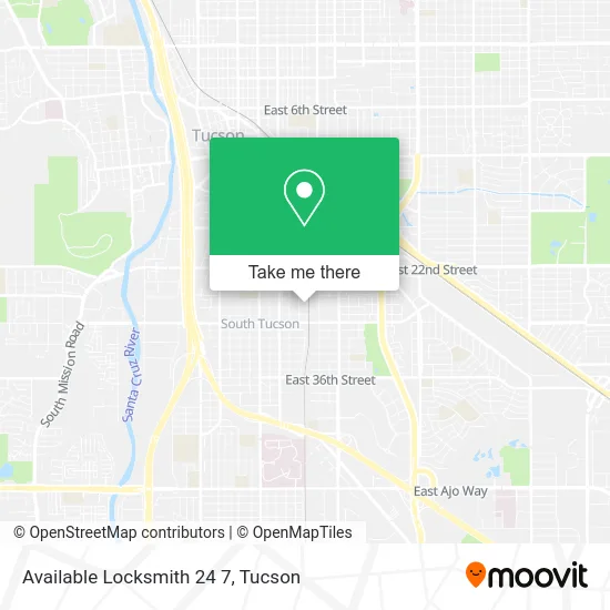 Available Locksmith 24 7 map