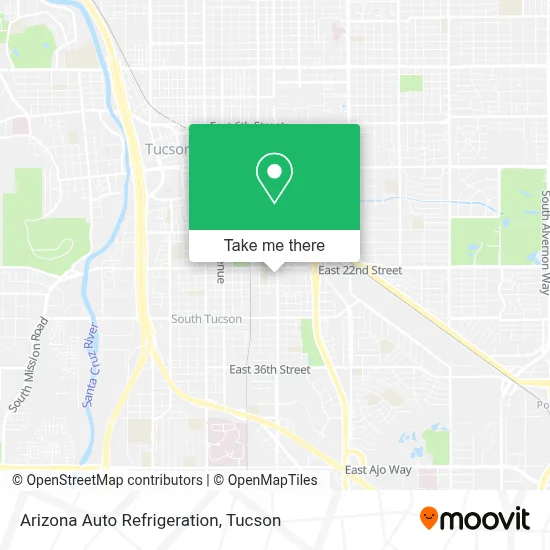 Arizona Auto Refrigeration map