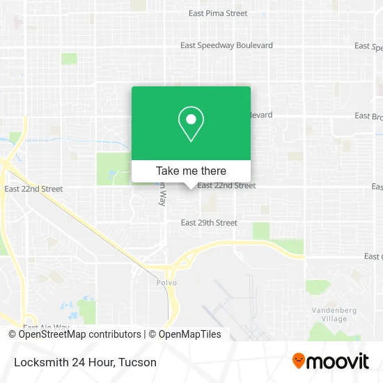 Locksmith 24 Hour map