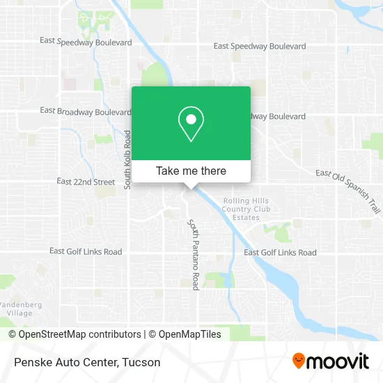 Penske Auto Center map
