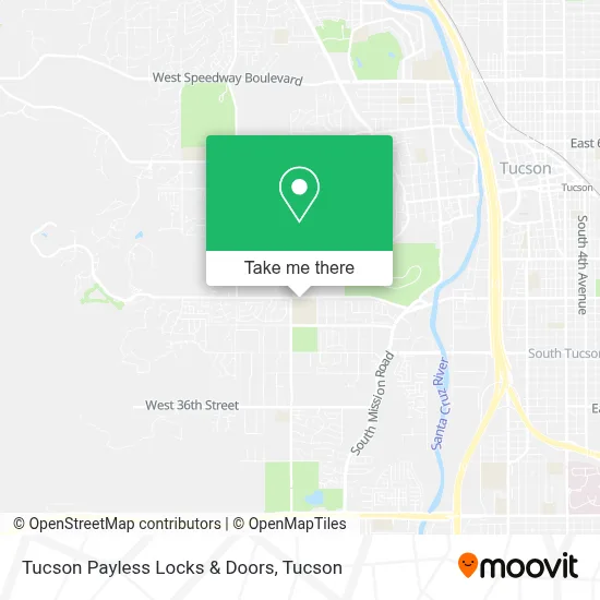 Tucson Payless Locks & Doors map
