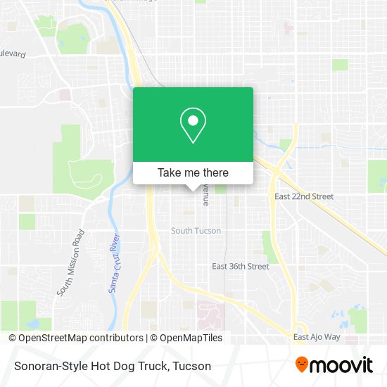 Sonoran-Style Hot Dog Truck map