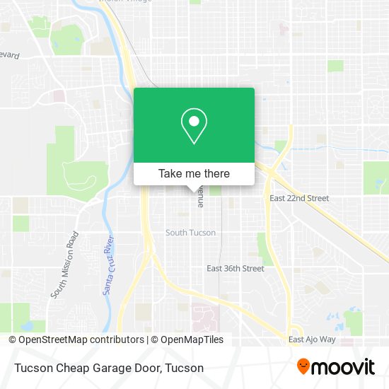 Mapa de Tucson Cheap Garage Door