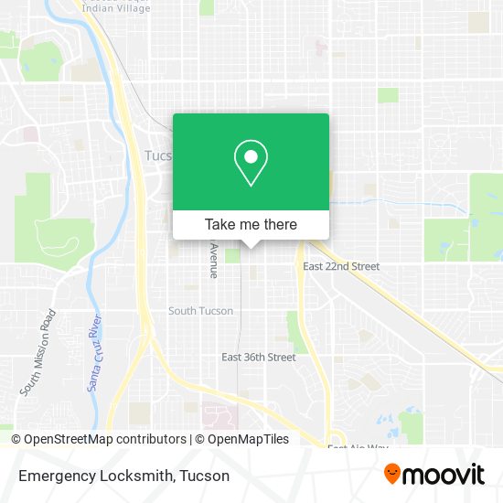 Mapa de Emergency Locksmith