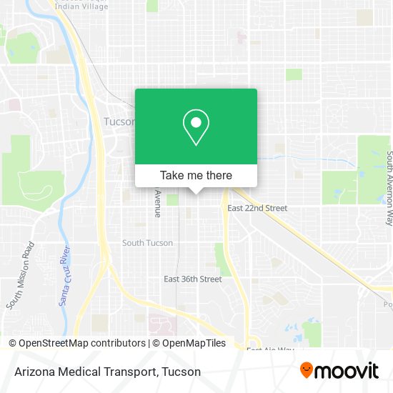 Mapa de Arizona Medical Transport