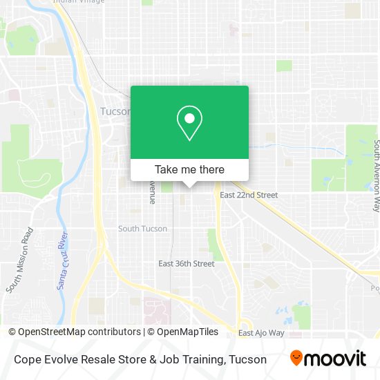Mapa de Cope Evolve Resale Store & Job Training