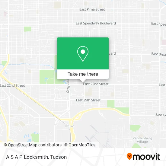 A S A P Locksmith map