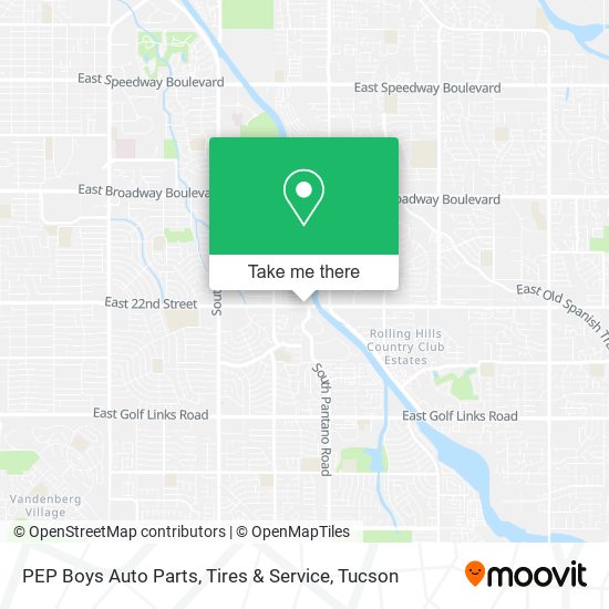 PEP Boys Auto Parts, Tires & Service map