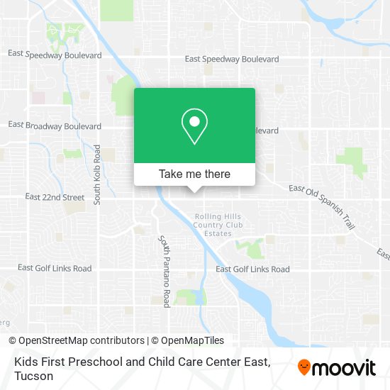 Kids First Preschool and Child Care Center East map