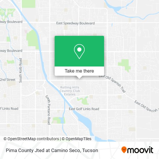 Mapa de Pima County Jted at Camino Seco