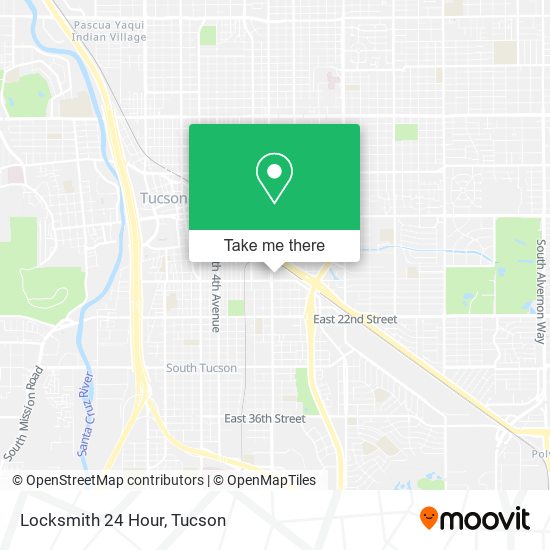 Mapa de Locksmith 24 Hour