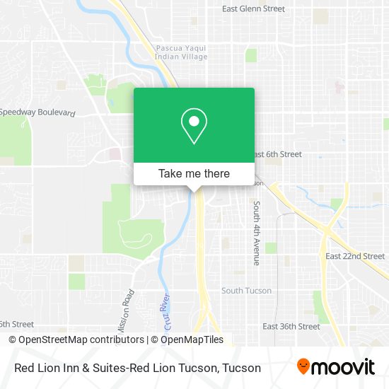 Red Lion Inn & Suites-Red Lion Tucson map