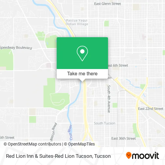 Red Lion Inn & Suites-Red Lion Tucson map