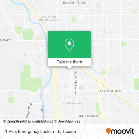 1 Plus Emergency Locksmith map